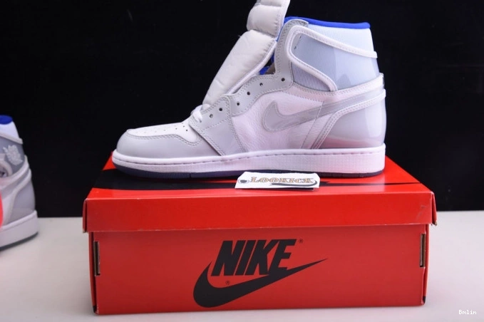 Bmlin White Racer CK6637-104 Zoom Jordan High 1 Blue Air Retro 0810